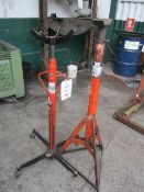 Clarke strong Arm mobile transmission jack, model CTJ25, serial number TL000258 and Nexen static