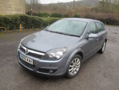 Vauxhall Astra design 1.8 petrol auto 5 door hatchback, Registration: KD05 KAE, Recorded mileage: