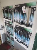 Quantity of assorted Norvas wiper blades as lotted, raging from 14" to 24"