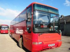 Volvo B Series B10M Paxton, 53 seat, single deck coach, 9600cc Registration: N578 ACP (1996) MOT: