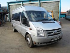 Ford Transit TDCI 17 STR 100bhp LWB Minibus Registration: KP07 DHO (2007) Odometer reading: 221,