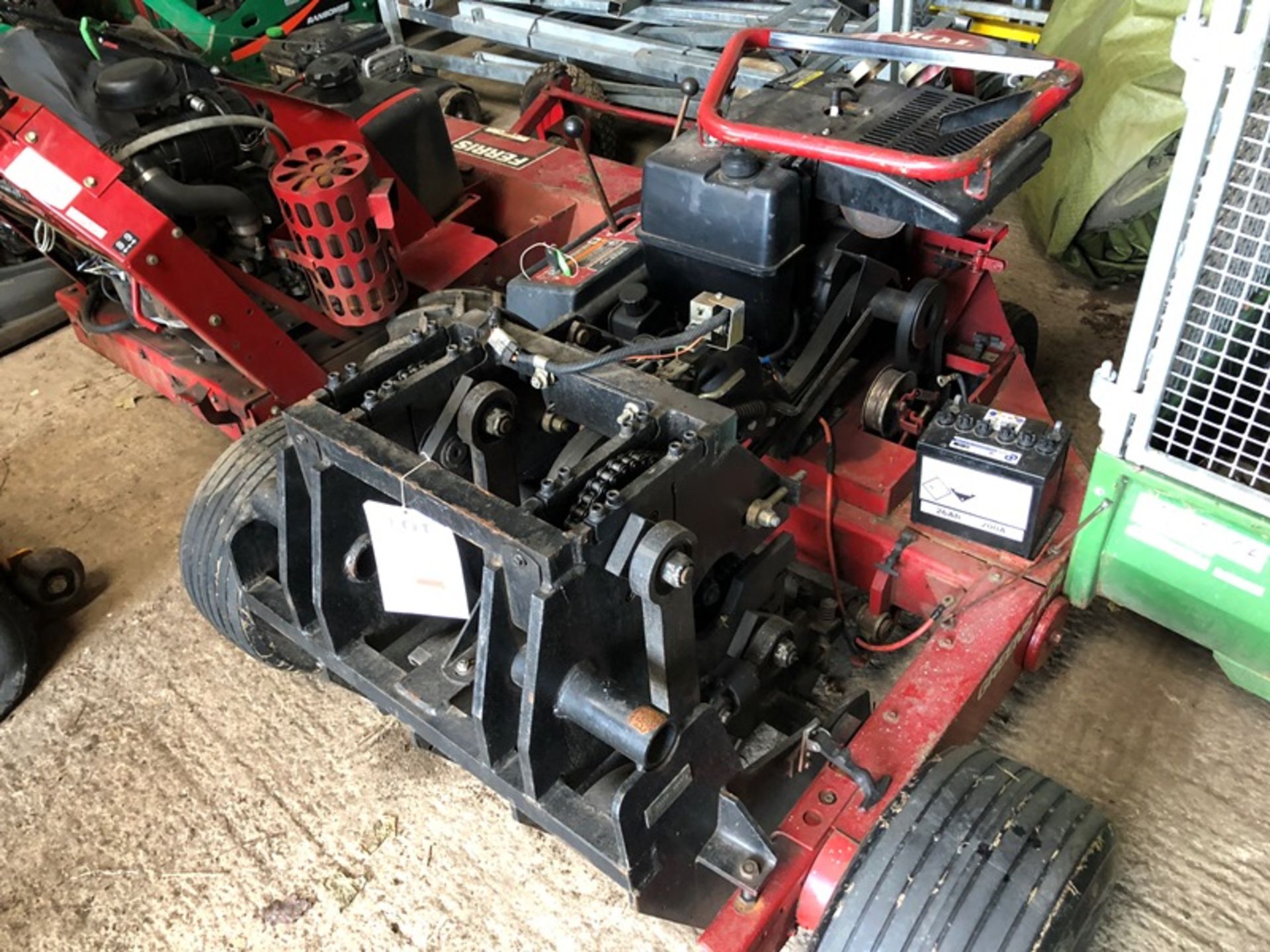 Ferris 36" pedestrian mower with Kawasaki FH580V petrol engine (missing guards and incomplete for - Image 2 of 7