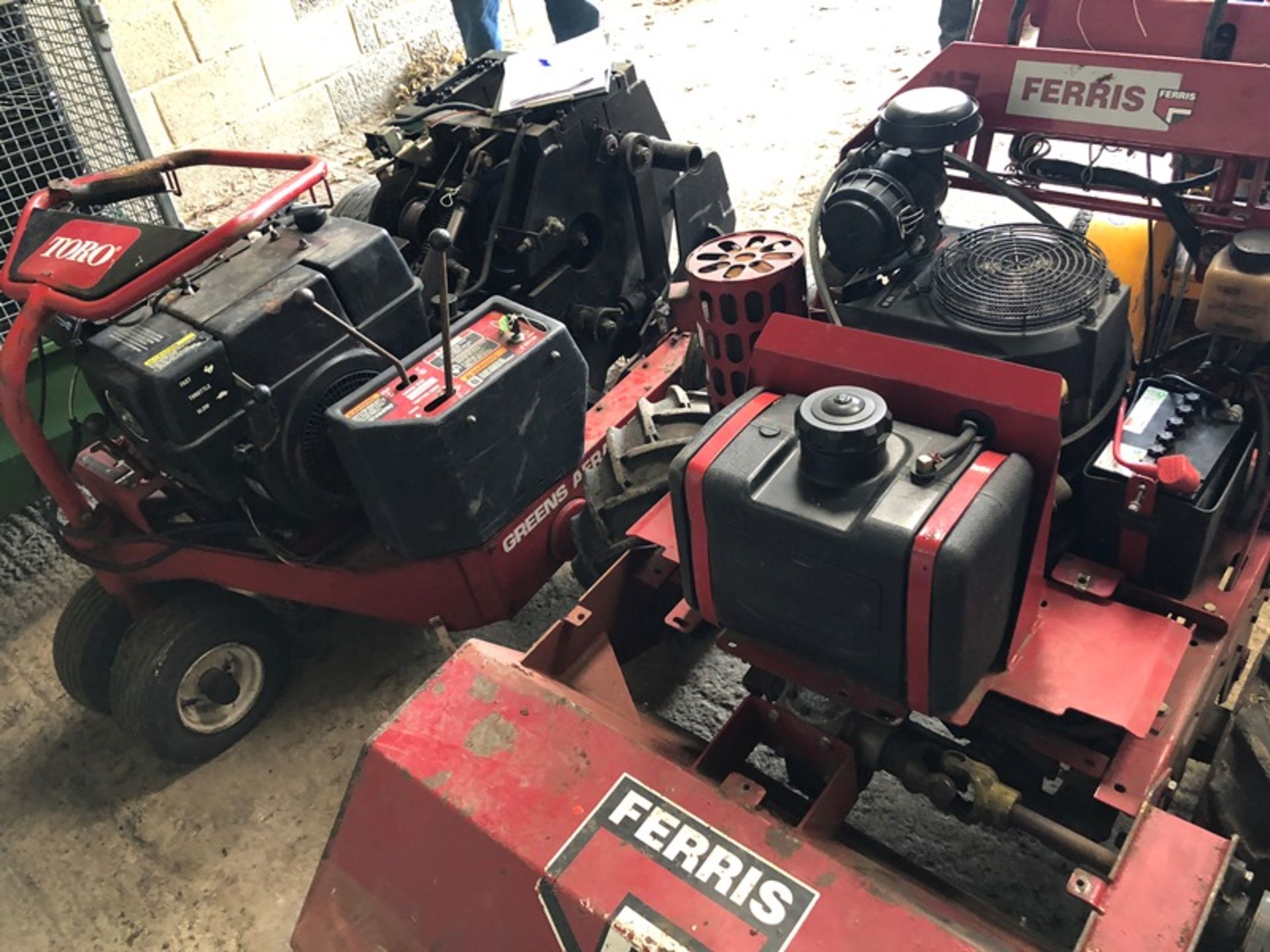 Ferris 36" pedestrian mower with Kawasaki FH580V petrol engine (missing guards and incomplete for - Image 4 of 7