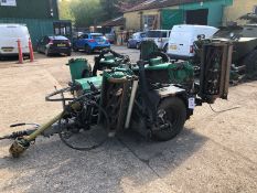 Ransomes TG4650 seven gang PTO driven trailed cylinder mower complete, with another TG4650...