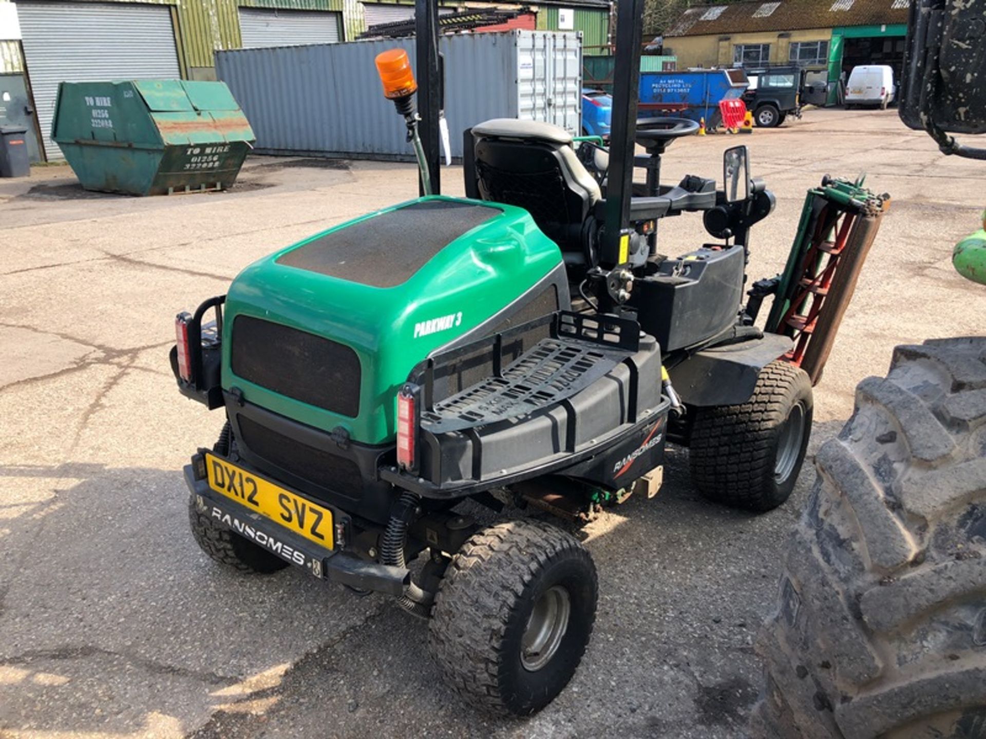 Ransomes Parkway 3 ride on mower Registration No. DX12 SVZ Hours: 592 (service required - Image 3 of 8