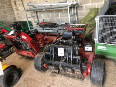 Ferris 36" pedestrian mower with Kawasaki FH580V petrol engine (missing guards and incomplete for