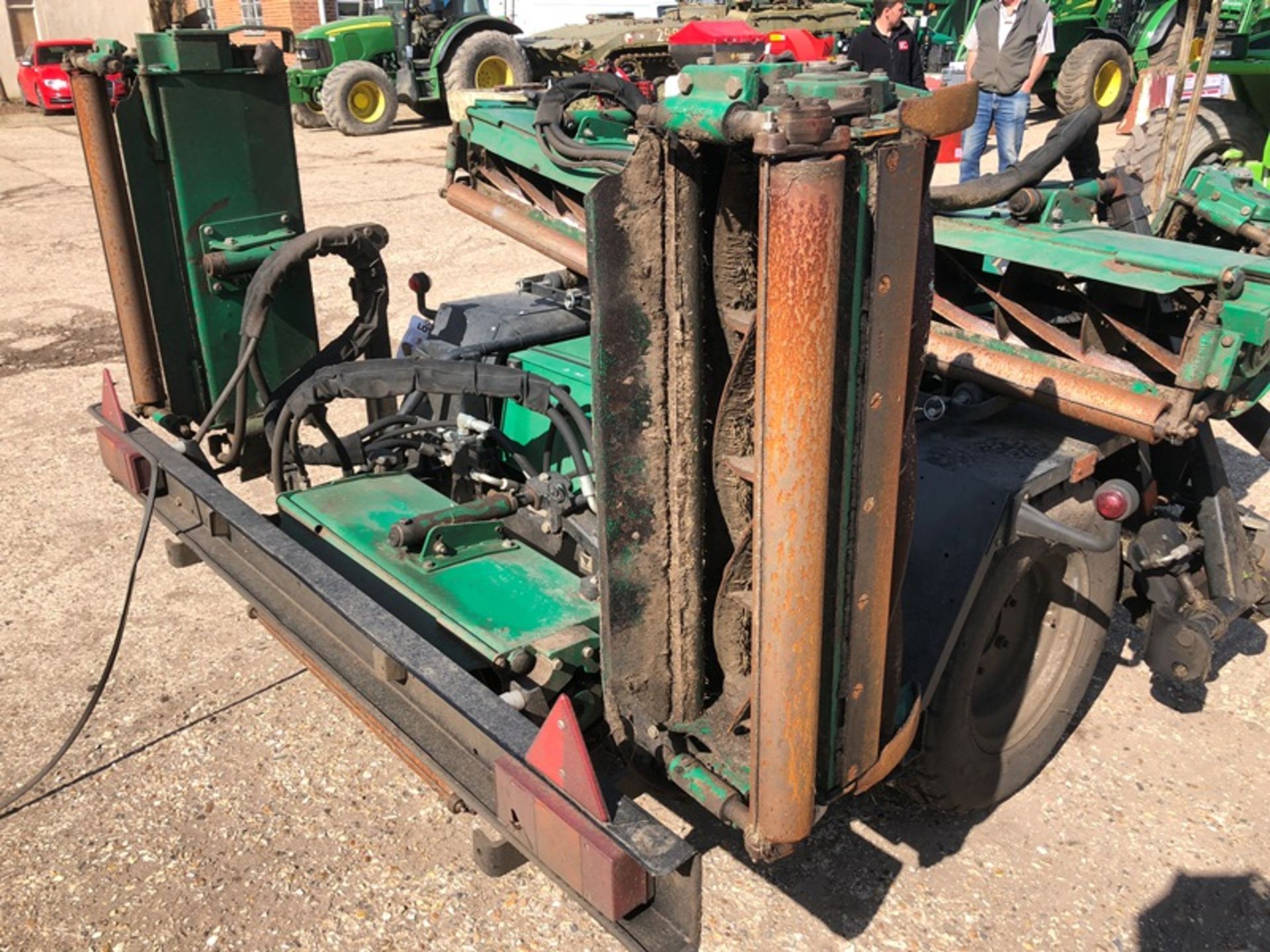 Ransomes TG4650 seven gang PTO driven trailed cylinder mower complete, with another TG4650... - Image 7 of 14