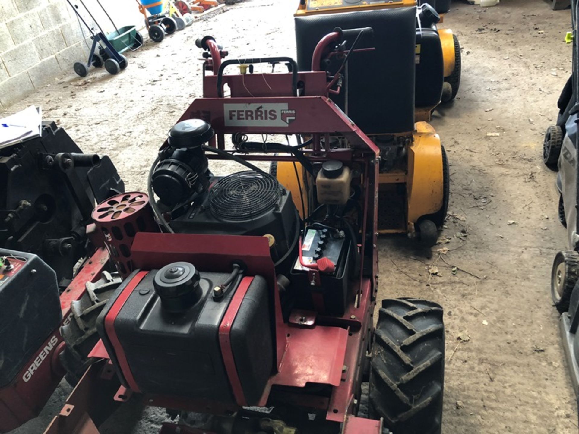 Ferris 36" pedestrian mower with Kawasaki FH580V petrol engine (missing guards and incomplete for - Image 7 of 7