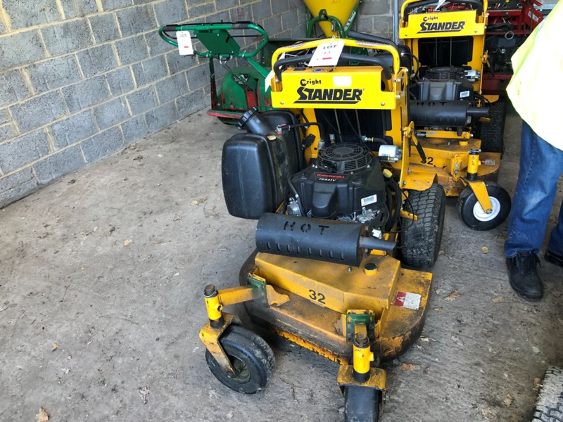 Wright Stander small frame mower with Kawasaki FS 541v petrol engine Hours: 1,175