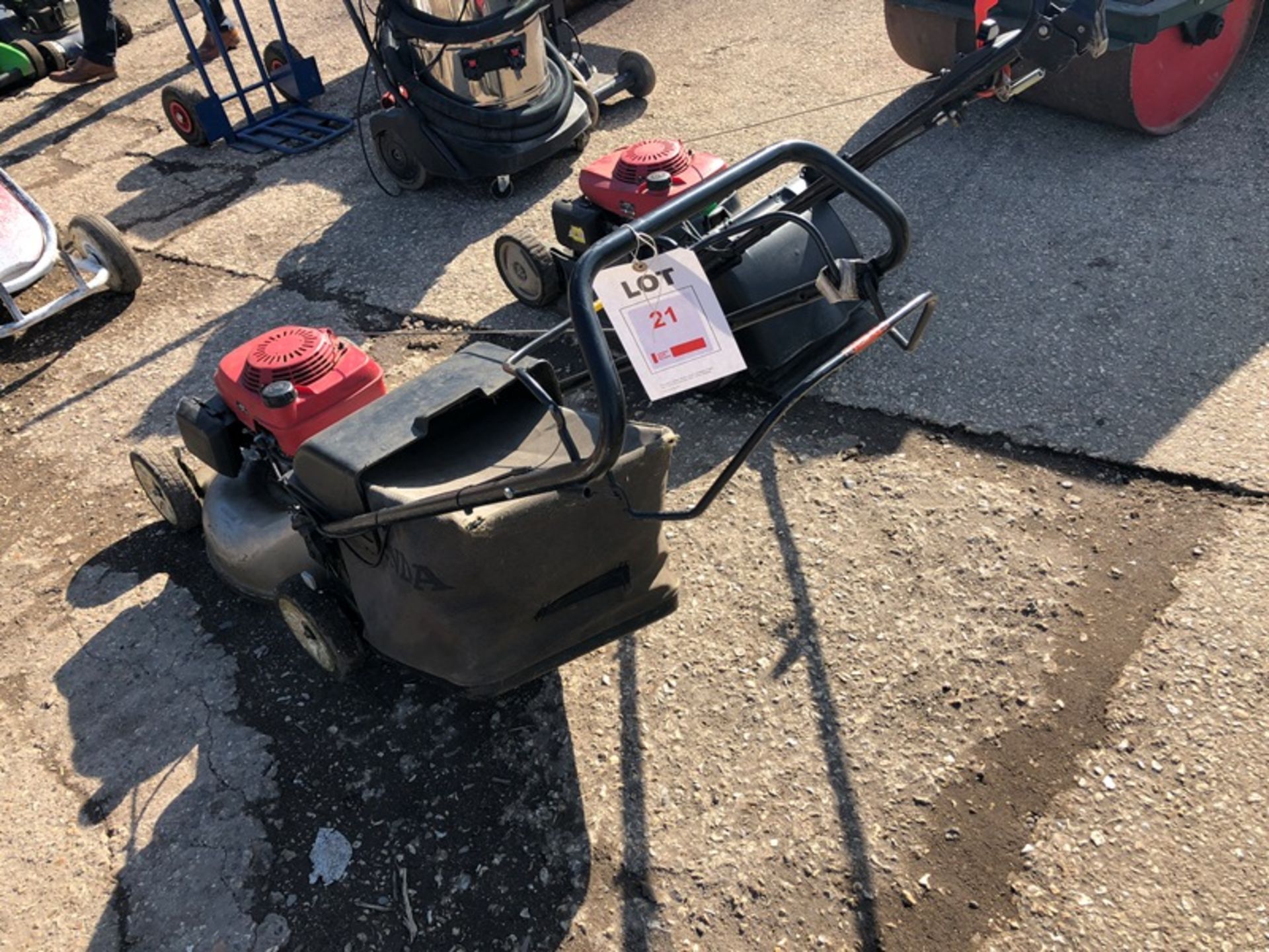 2 x Honda petrol mowers