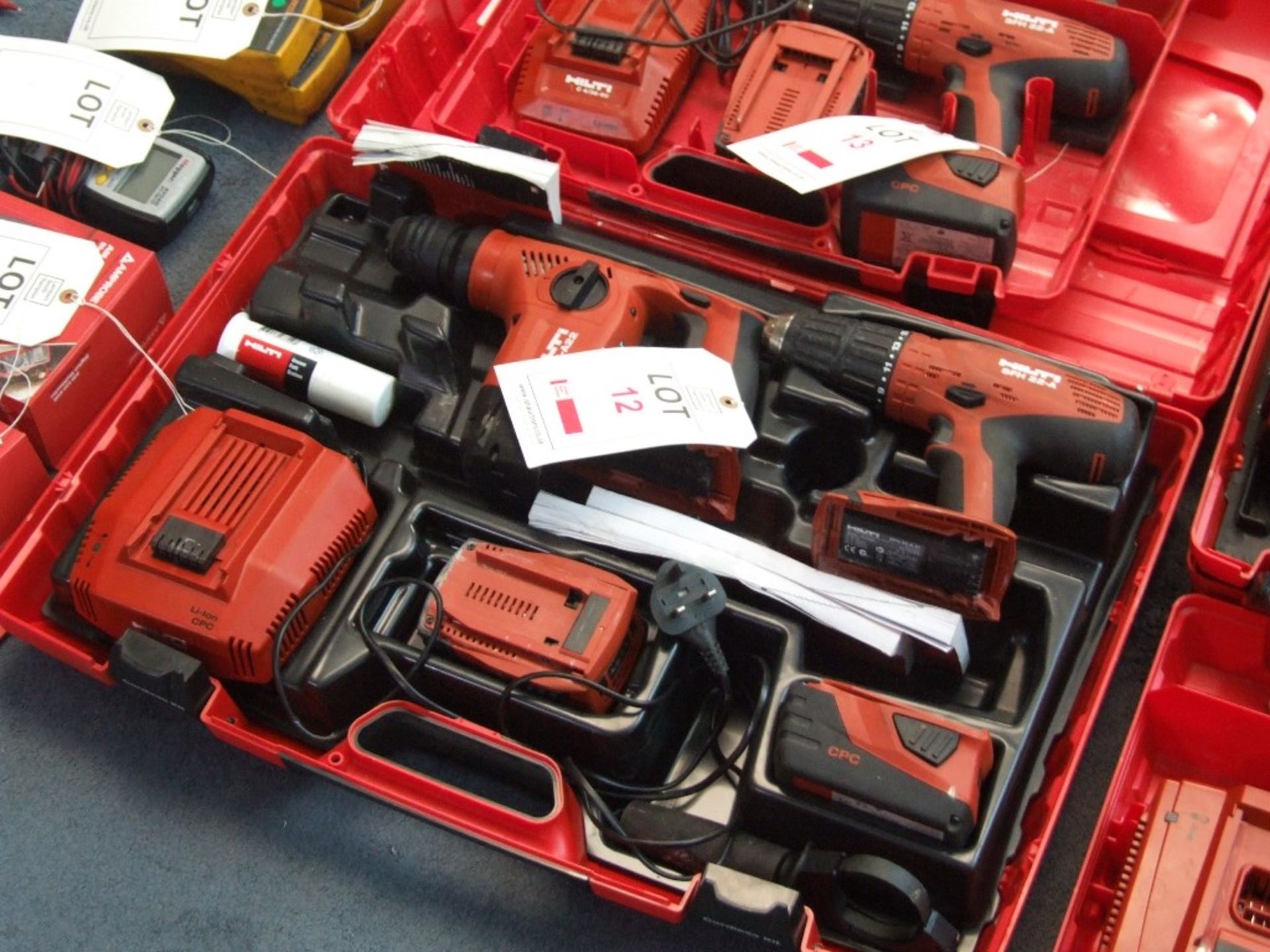 Hilti Cordless Kit consisting of TE4-A22 SDS Plus Drill and SFA 22-A 2 Speed Hammer Drill