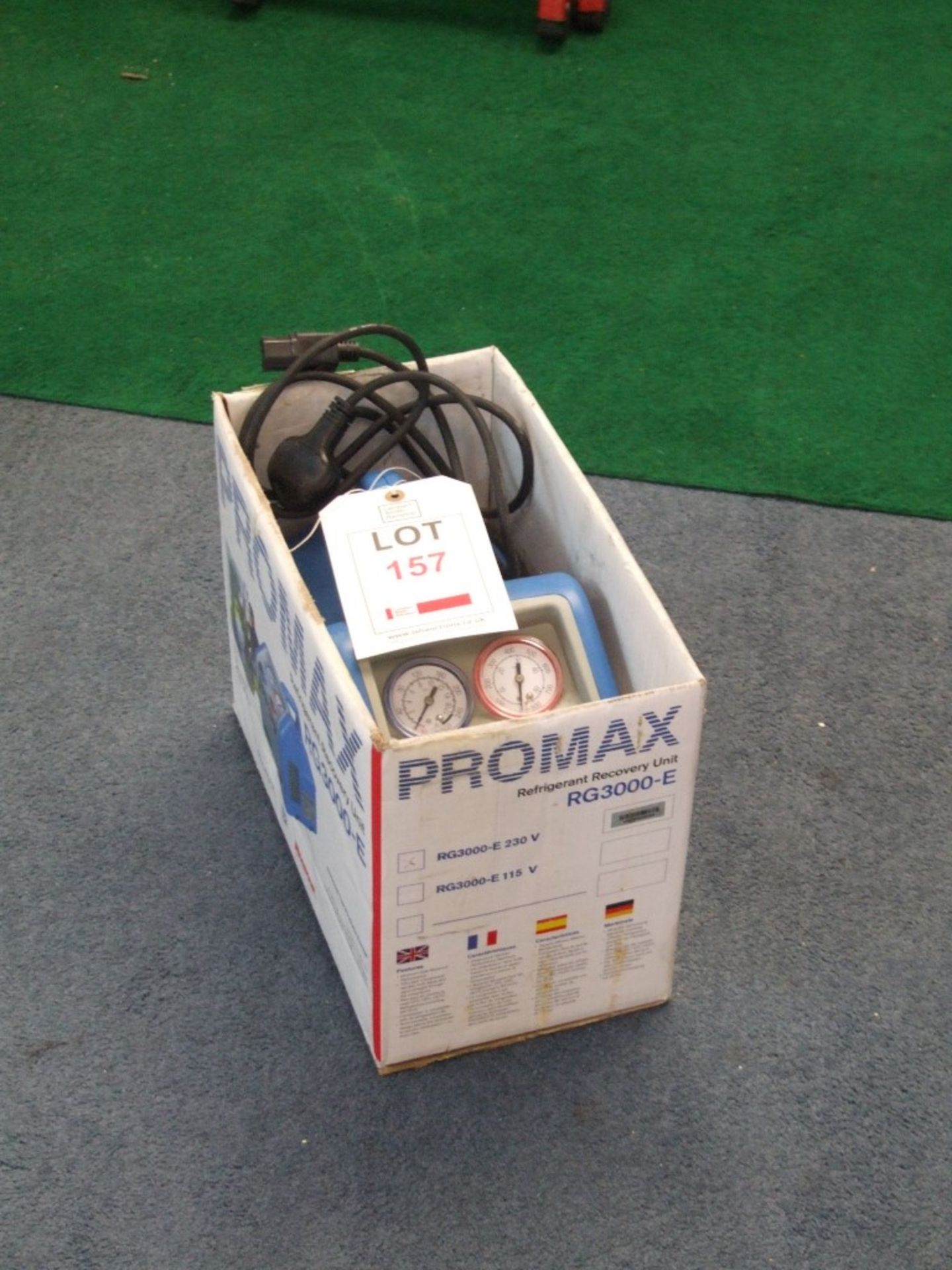Promax Refrigerant Recovery System, Model RG3000-E, 240V