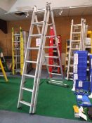 8 rung aluminium combination ladder