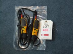 2 - Fluke T110 Voltage Continuity Testers