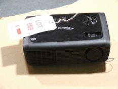 Optoma EX536 projector, with case and cables (no remote control)