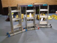 3 - Multipurpose aluminium ladders