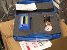 Anton water flow meter and pressure test kit