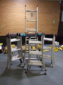 4 - Multipurpose aluminium combination ladders
