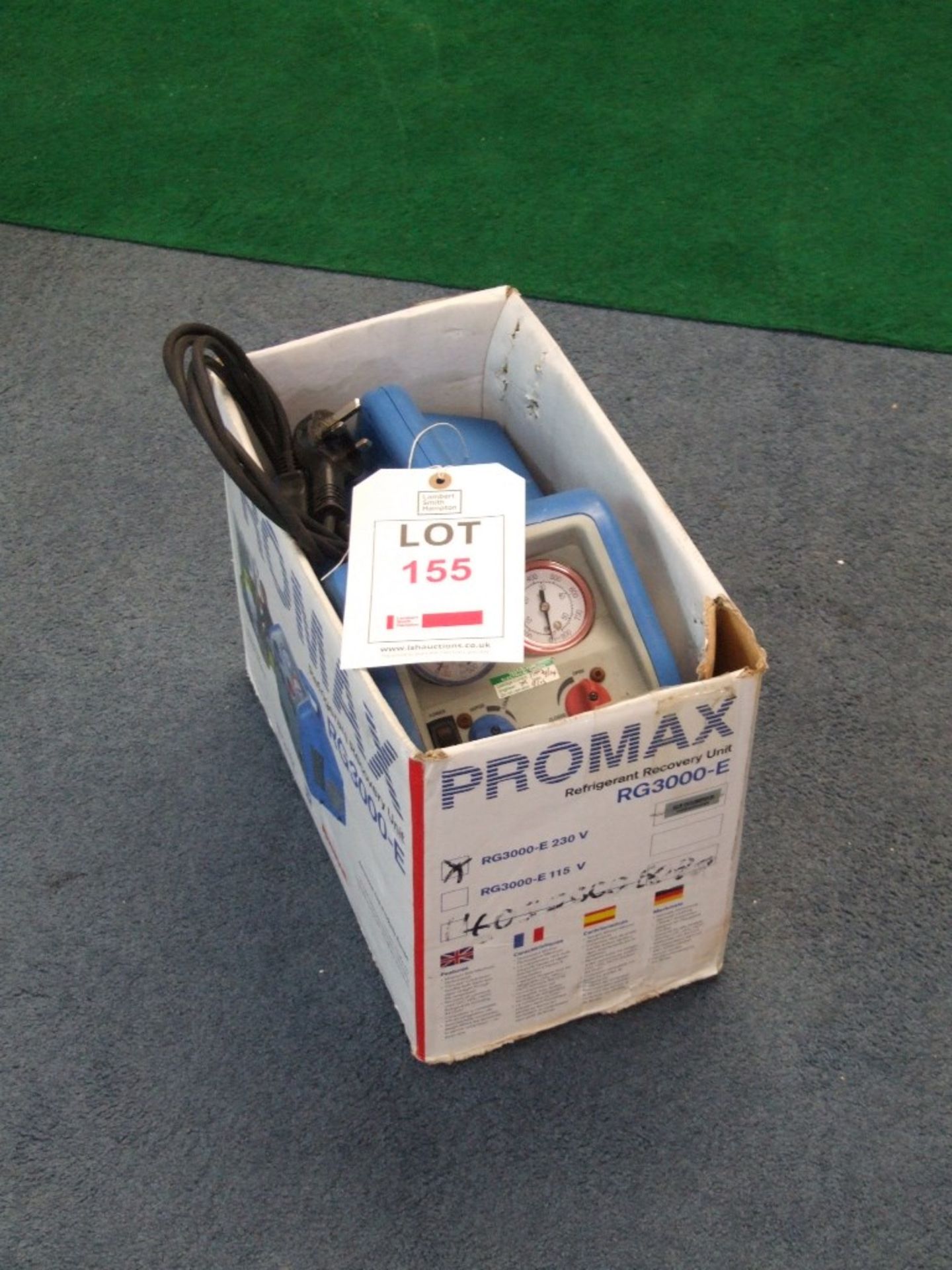 Promax Refrigerant Recovery System, Model RG3000-E, 2400V