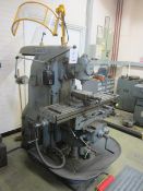 Richmond No.3 vertical milling machine, type N3H, serial number C6332/64/6, table size approx. 48" x