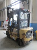 Caterpillar DP18K diesel forklift truck, serial number ET16B-85716 (2003), rated capacity 1750kg,