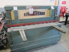 Rushworth 4' 6" x 1/8 powered guillotine, serial number 4315 - Lift out charge to be applied: £45