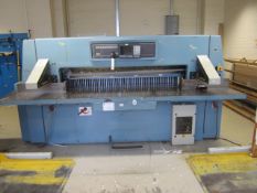 Wohlenberg SP type 180 paper guillotine, serial number 3057-004 (1982), working width 1,800mm, air
