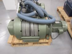 Werie Rietschle type DCLF 80 DV/04 compressor, fabrication no. 89811, 3.0kw / 1450/min - Lift out