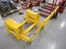 S.T.S bespoke roll trolley, model RDM02, serial number 00632, SWL 400kg - Lift out charge to be