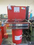 Snap On eclectic operated parts wash and degreaser, model PBD32, capacity 30 US gallons - Lift out