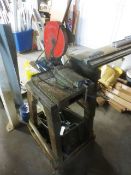 Unbadged aluminium chop saw, 240v, max blade dia: 10" apx