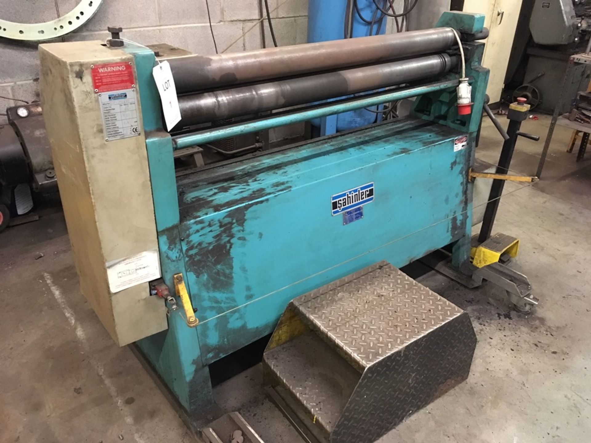 Sahinter RM1270 x 90 bending rollers, Year of manufacture 2001, Serial No. 1720 (Please note: A work - Image 2 of 8