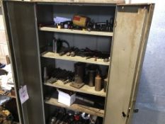 Cabinet and contents of machine tooling