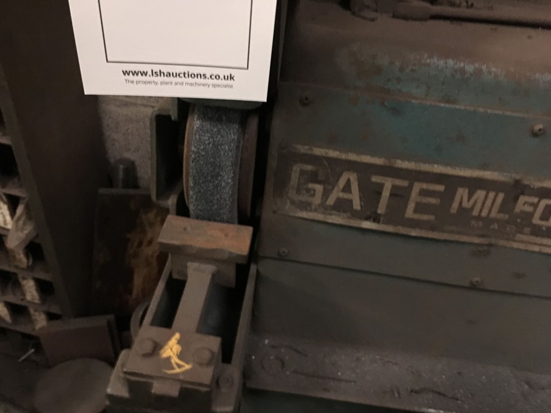 GATE Milford -300 double ended grinder. NB: This item has no CE marking or user manual. The... - Image 4 of 5