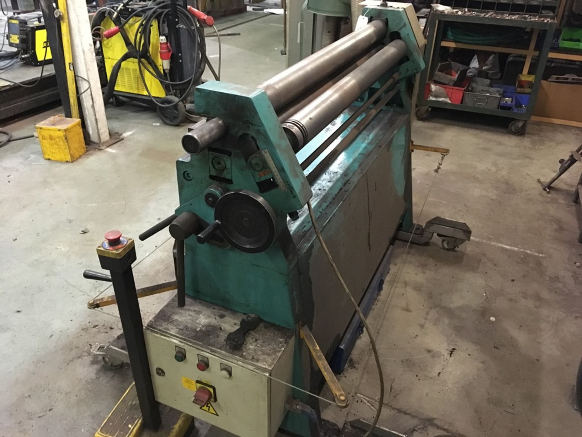 Sahinter RM1270 x 90 bending rollers, Year of manufacture 2001, Serial No. 1720 (Please note: A work - Image 5 of 8