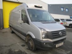 Volkswagen Crafter CR50 TDI 163 LWB refrigerated panel van, reg no: OE62 FGV (2012), MOT: Unknown,