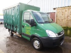 Iveco Daily 2.3 HPI 35513 2.3 MWB curtainside van, reg no: WA61 GZN (2011), MOT: 02.12.18 recorded