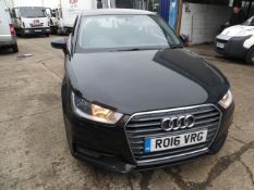 Audi A1 SPORT TFSI 1.4 3dr hatchback Reg: RO16 VRG DOR: 15/04/2016 V5: No MOT: N/A Keys: 1