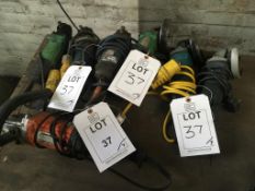 7 x electric grinders, various