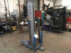 Genie SLA-15 lift, thorough examination valid to 28/11/18