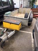 Ifor Williams 4 wheel plant trailer