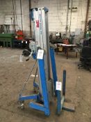 Genie SLA-15 lift, serial number 29878, year of manufacture 2005, thorough examination valid to 28/