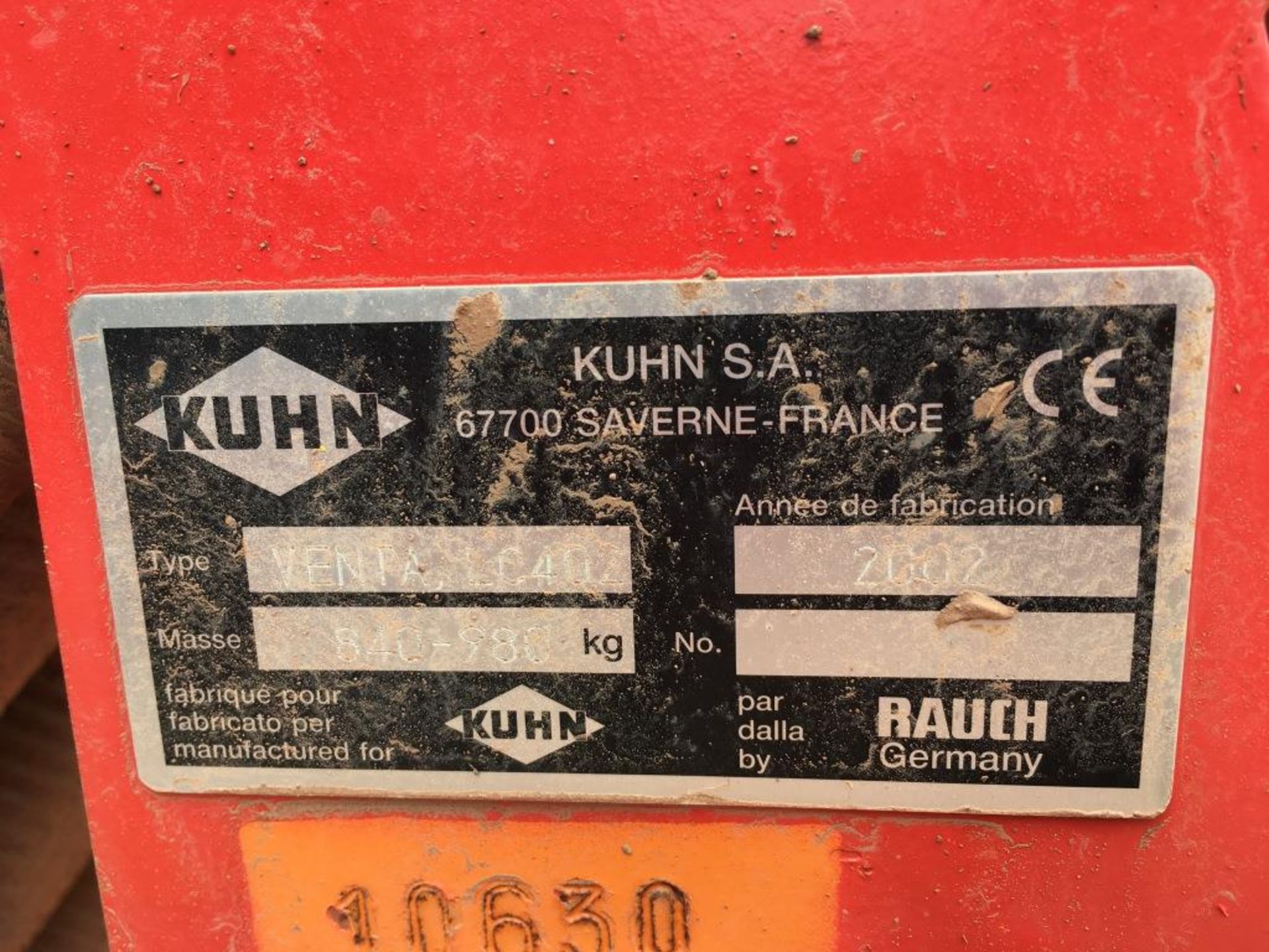 Kuhn HR 4003D 14' power harrow, serial number: A4631 (2002) with Kuhn Venta LC 402 seed drill, - Bild 14 aus 15