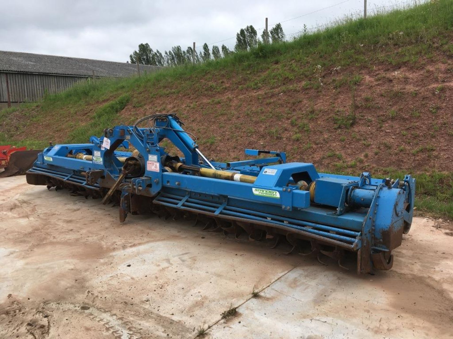 Standen folding rotovator, Type PV400240, serial number: 509 (2008) (missing guarding and damage
