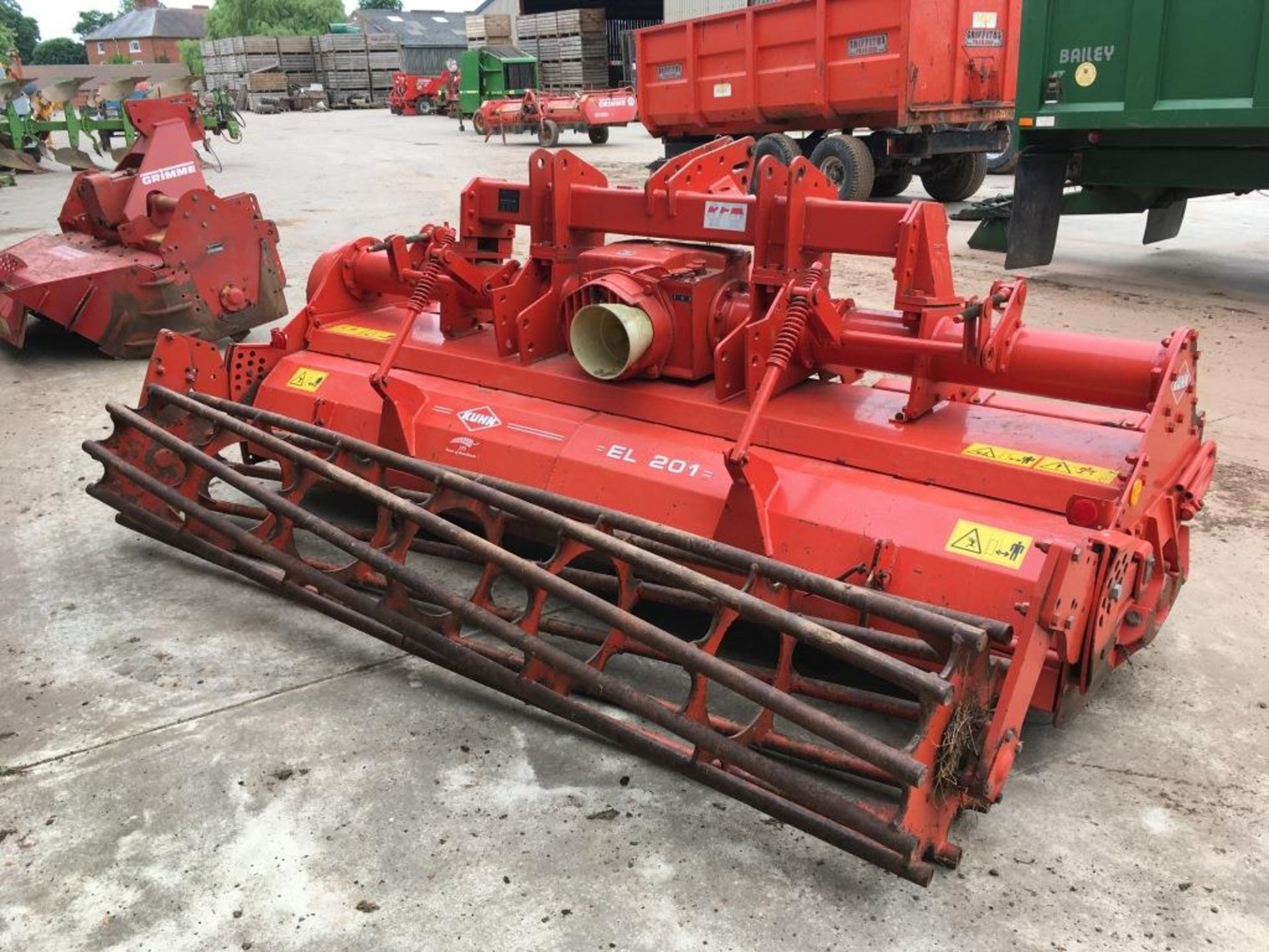 Kuhn Type EL 201-300 rotovator with crumbler roller, serial number: D0388 (2005) - Bild 3 aus 10