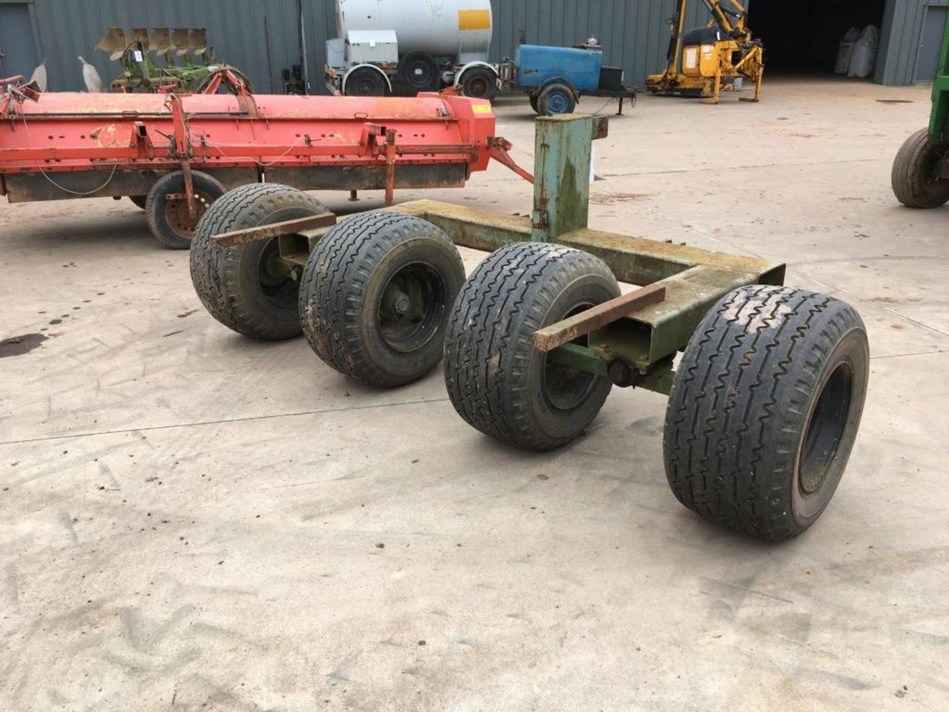 Farm made tractor mounted four wheel press - Image 4 of 4