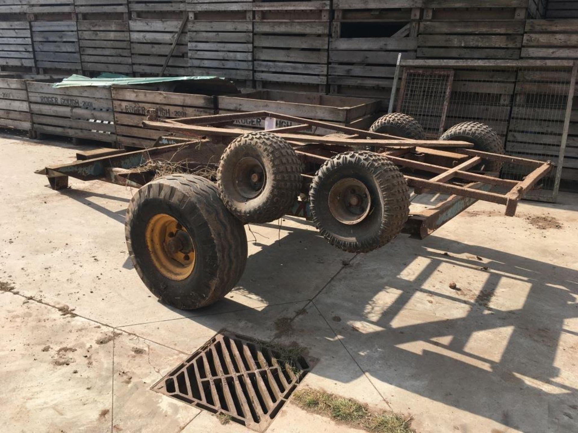 Two trailer chassis (sold as scrap) - Image 2 of 5
