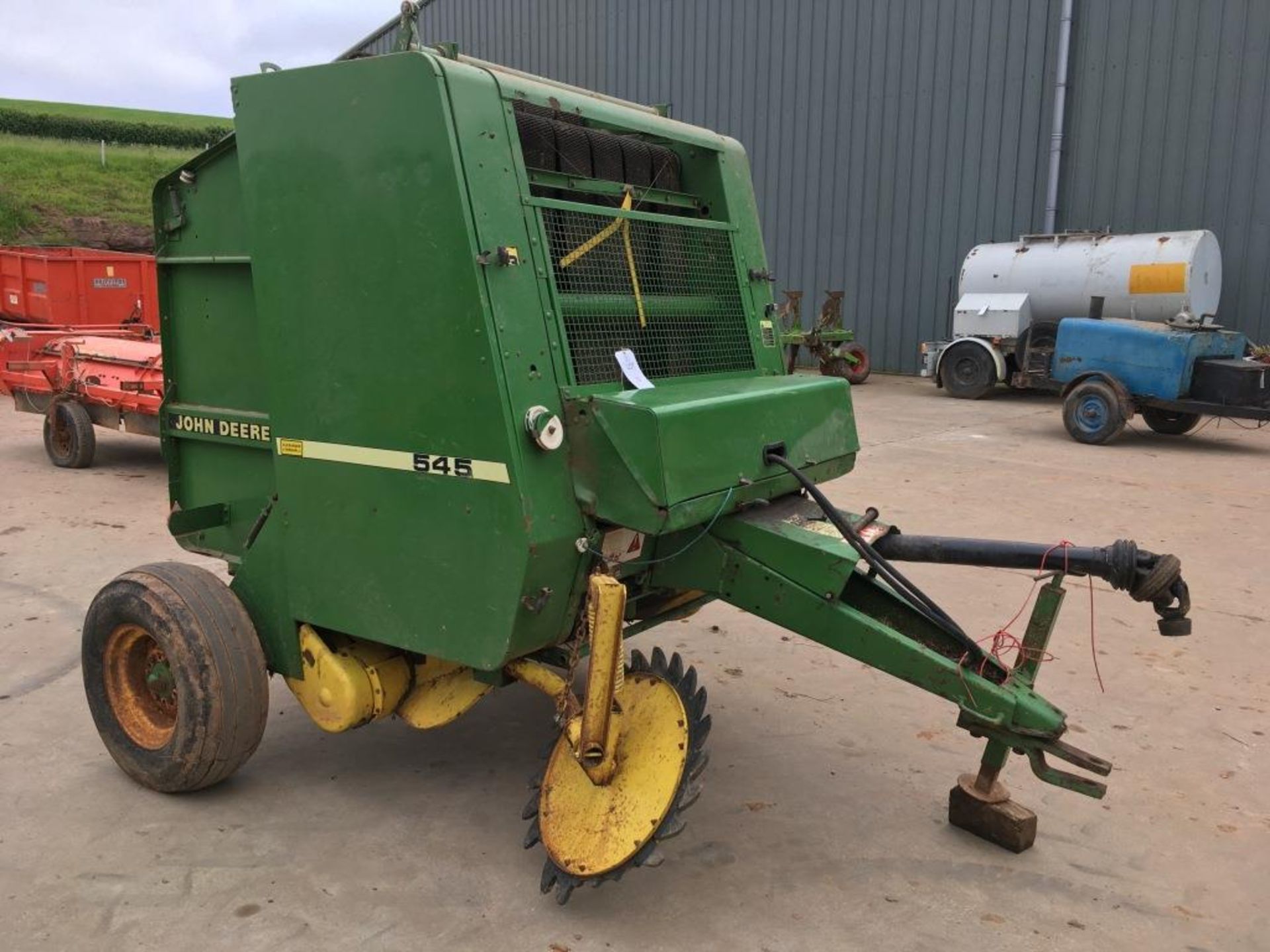 John Deere 545 round baler, serial number: 1750 (1989) - Image 2 of 8