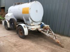 M&G Tankers and Trailers turntable steer, twin axle 4,500 litre tanker, serial number: 19001 (1991)