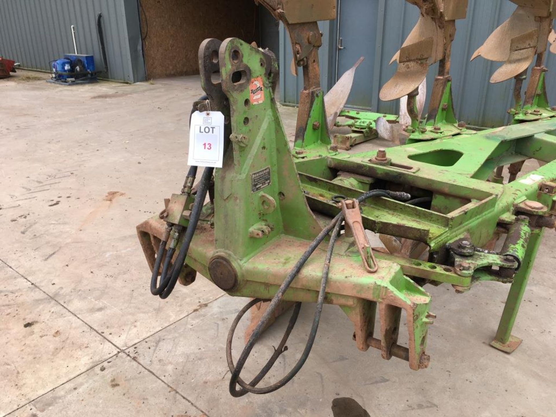 Dowdeswell DP120S six furrow reversible plough, serial number: 98MA36391 (1998) - Image 11 of 15